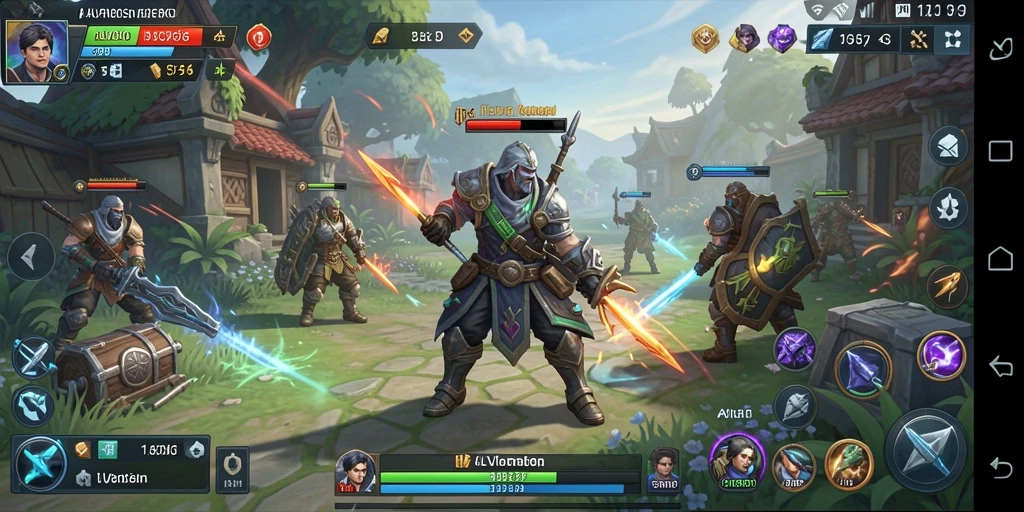 Tampilan menarik dari gameplay ALVENDO yang mendebarkan.