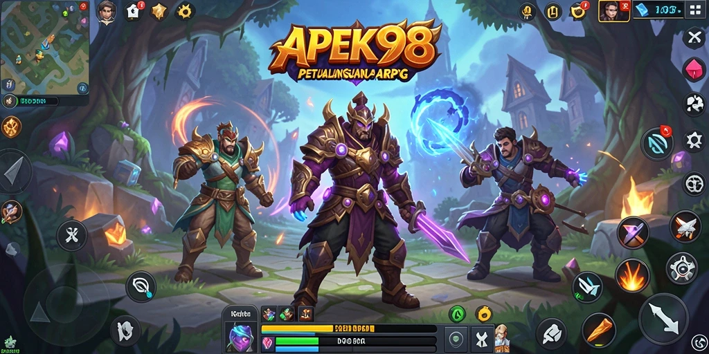 Screenshot gameplay APEK88 menampilkan aksi pertempuran yang menegangkan dan grafis yang indah.