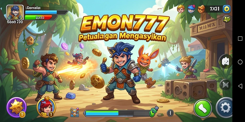 Tampilan gameplay EMON777 yang seru dan penuh tantangan.