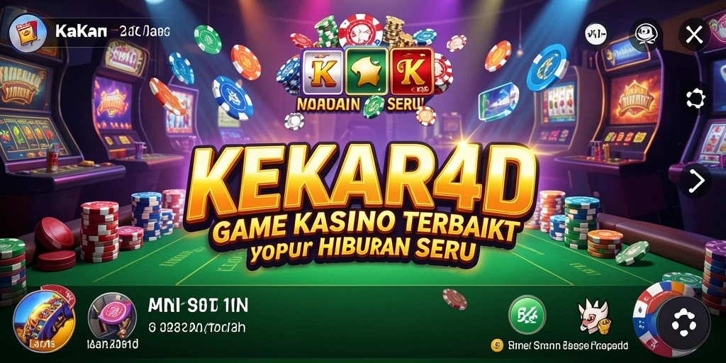 Tampilan menarik dari gameplay Kasino di KEKAR4D.