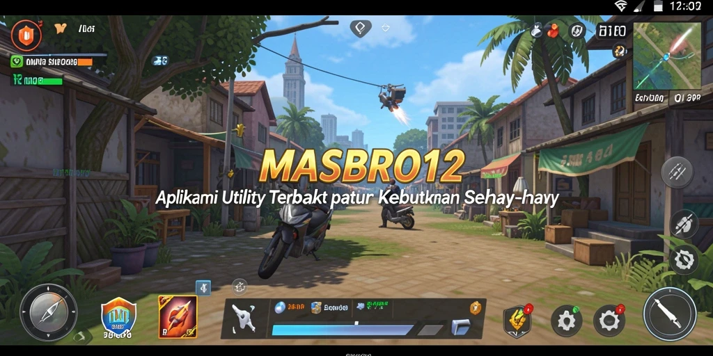 Tangkapan layar utama <strong>MASBRO12</strong> menunjukkan antarmuka pengguna yang intuitif dan kaya fitur.