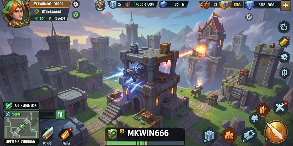 Gameplay Tower Defense yang menegangkan dan seru di MKWIN666.