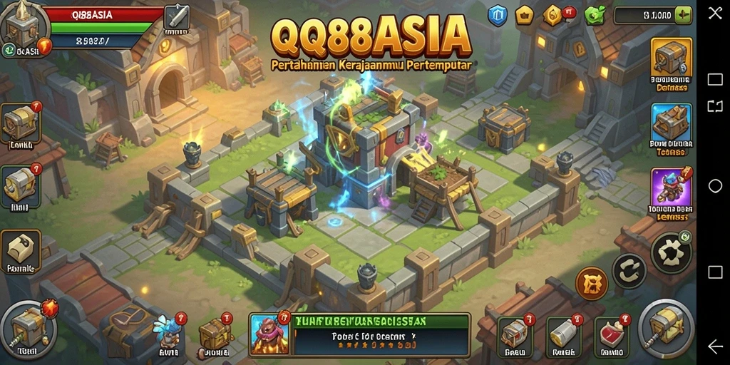 Gameplay seru dan menegangkan dalam QQ88ASIA Tower Defense.