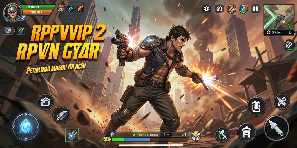 Tampilan gameplay RPVIP2 yang penuh aksi dan ketegangan.