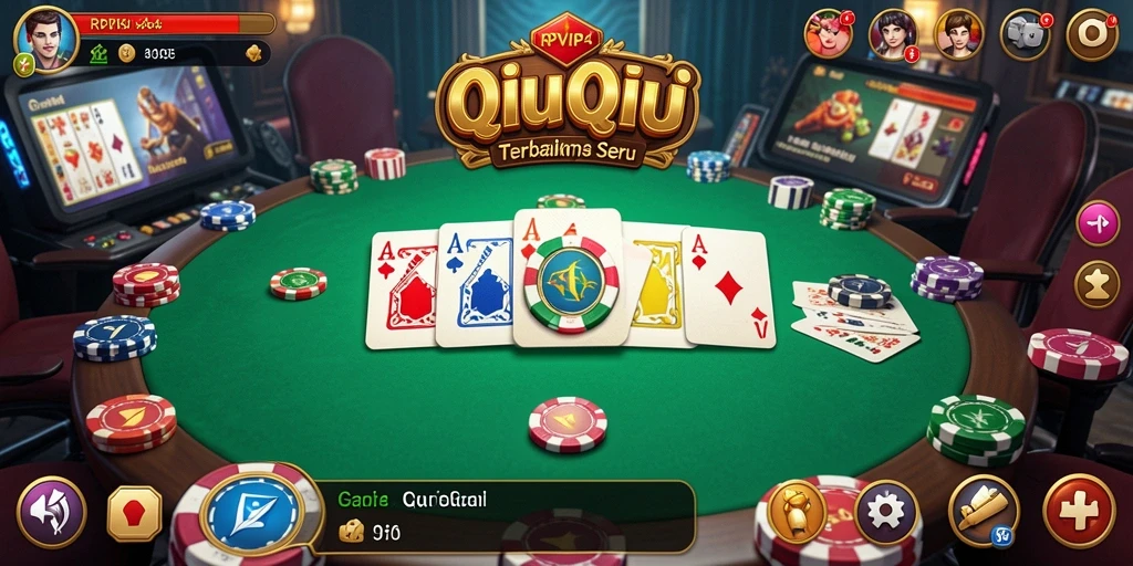 Tampilan gameplay seru RPVIP4 saat bermain QiuQiu.