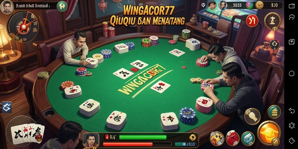 Tampilan gameplay QiuQiu yang menarik dan seru di WINGACOR77.